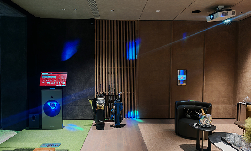 会所室内高尔夫案例